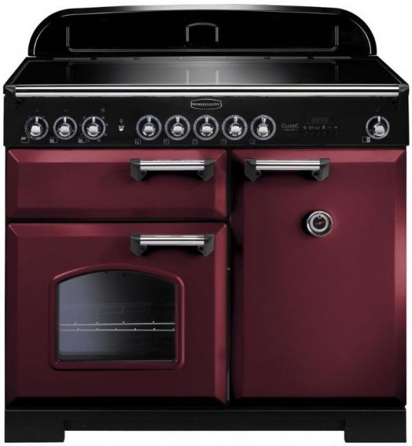 Rangemaster CDL100EICY/C 95940 Classic Deluxe 100cm Cranberry Red Induction Range Cooker
