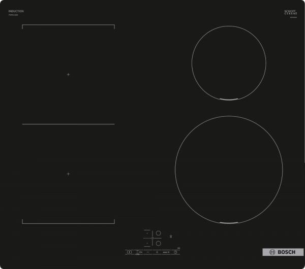 Bosch PWP611BB5E 60cm Induction Hob with CombiZone
