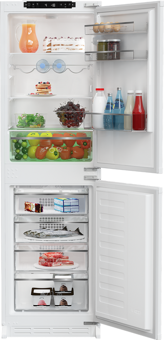 Blomberg KNE4564EVI VitaminCare+ 54cm 50/50 Integrated Frost Free Fridge Freezer