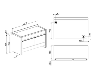 Smeg A5-81 Dual Fuel Range Cooker