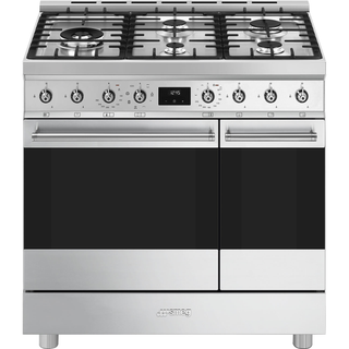 Smeg C92GMX2 90cm Dual Fuel Range Cooker