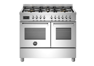 Bertazzoni Professional 100cm Range Cooker Twin Oven Dual Fuel