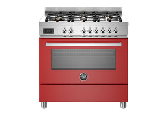 Bertazzoni Professional 90cm Range Cooker Single Oven Dual Fuel