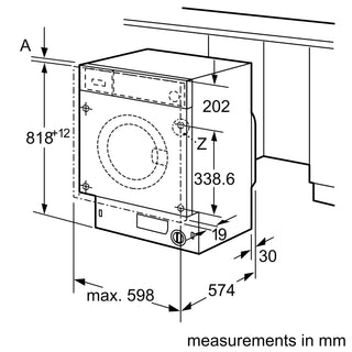 Bosch WIW28302GB Integrated Washing Machine