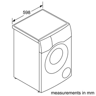 Bosch WDU8H549GB Washer Dryer - Capacity 10/6kg