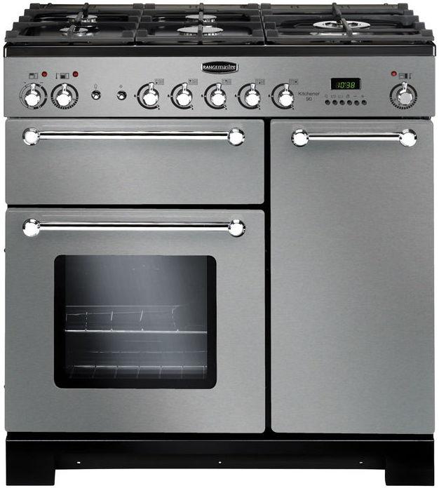 Rangemaster KCH90DFFSS/C 98760 Kitchener 90cm Stainless ...