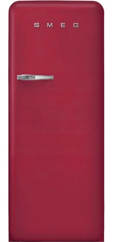 Smeg FAB28RDRB5 Retro Ruby Red Fridge With Ice Box | Whitakers of Shipley